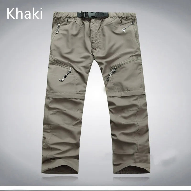 Schnelltrocknende Outdoorhose, abnehmbare Füße für Ihn.