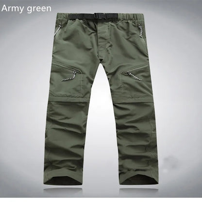 Schnelltrocknende Outdoorhose, abnehmbare Füße für Ihn.