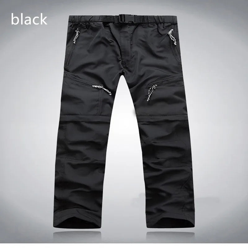 Schnelltrocknende Outdoorhose, abnehmbare Füße für Ihn.