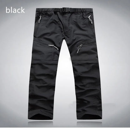 Schnelltrocknende Outdoorhose, abnehmbare Füße für Ihn.