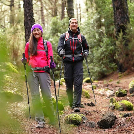 2 Stück Outdoor Trekkingstöcke, 63 -135cm.