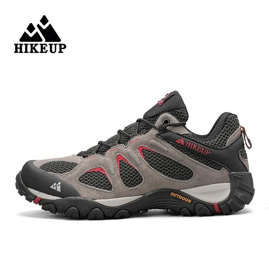 HikeUp Männer Wanderschuhe – Atmungsaktive Splash Outdoor Schuhe für Bergsteigen & Trekking